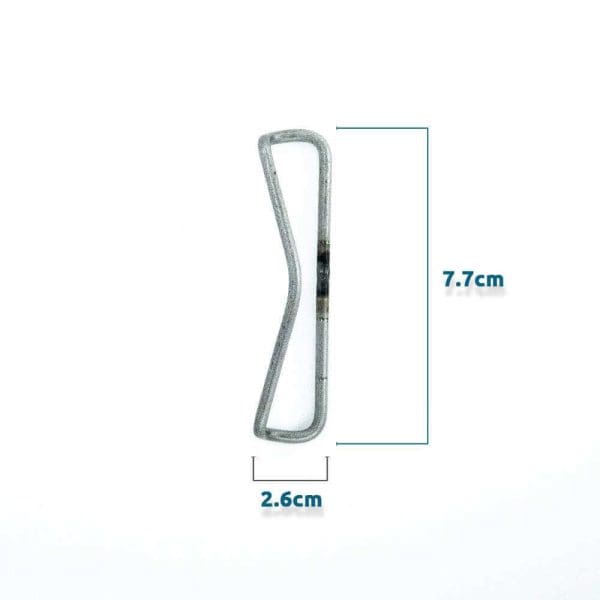 Dimensions of wired tip clip
