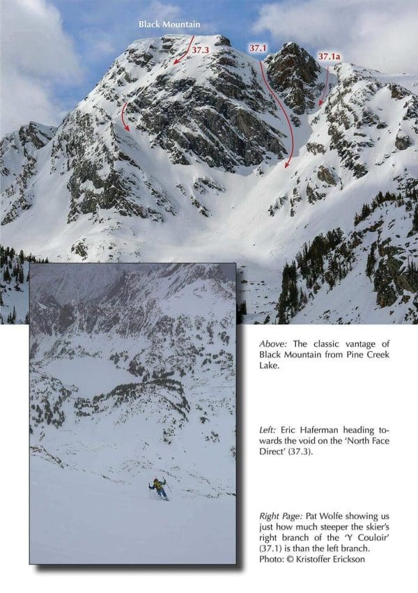 Peaks and Couloirs of Southwest Montana Sample Page